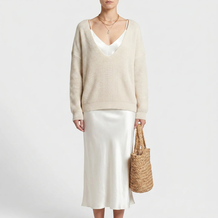 Abito Sottoveste Con Maglione