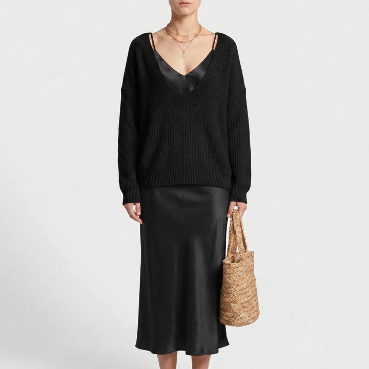Abito Sottoveste Con Maglione