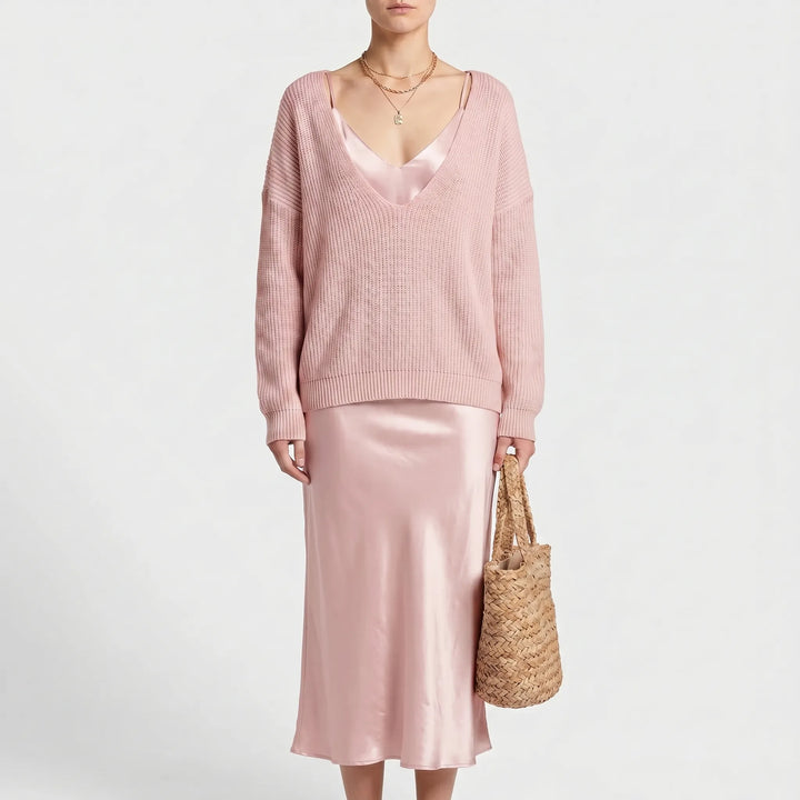 Abito Sottoveste Con Maglione