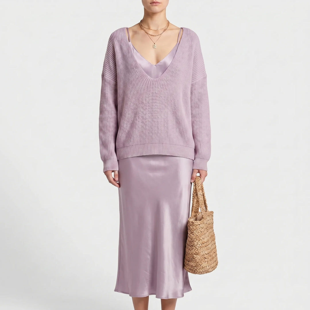 Abito Sottoveste Con Maglione