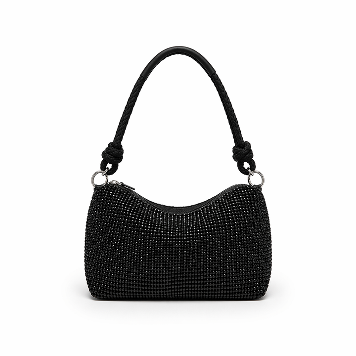 Borsa A Spalla Con Texture Intrecciata