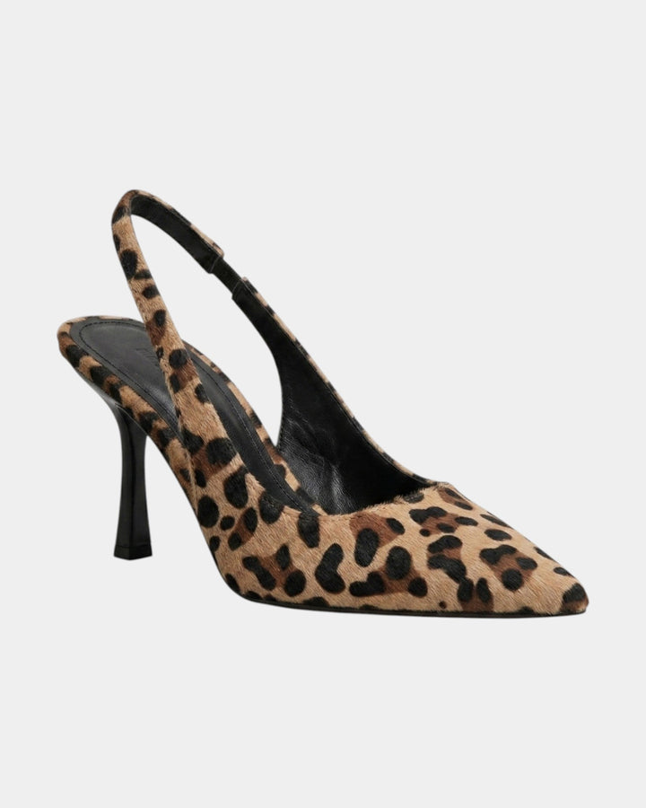 Décolleté Slingback Leopardate