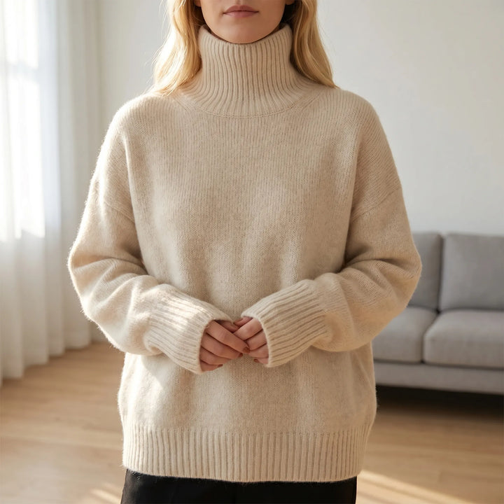 Dolcevita Oversize A Maglia Morbida