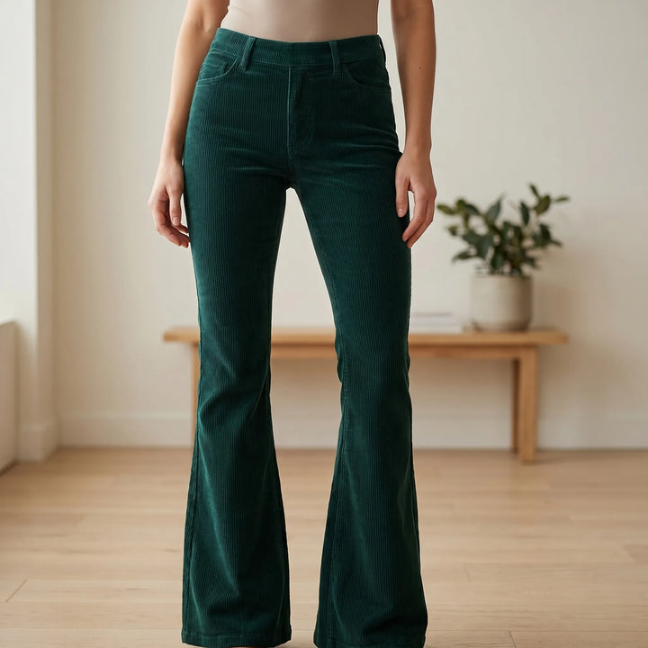 Pantaloni Svasati A Vita Alta 