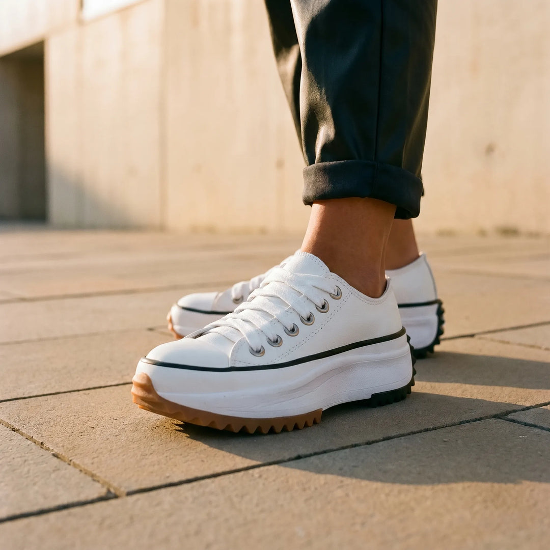 Sneakers Con Suola Spessa