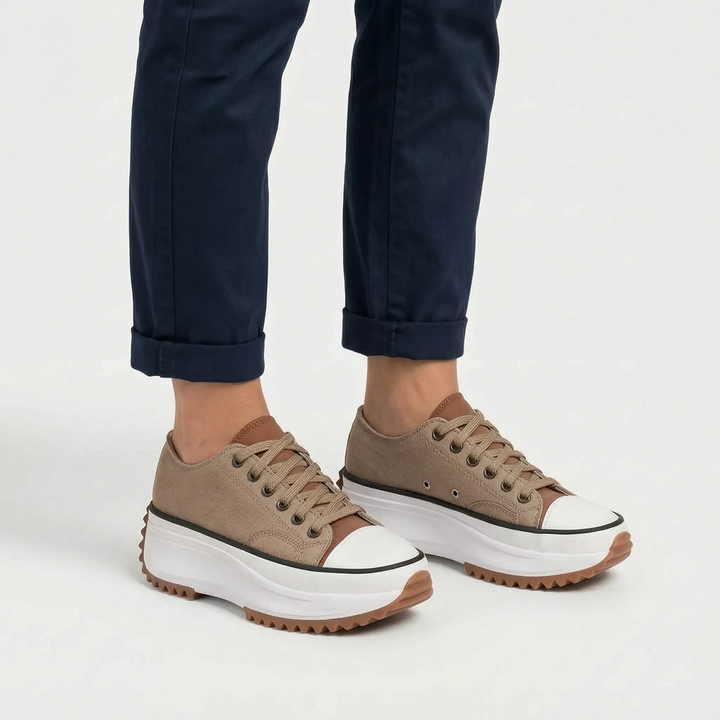 Sneakers Con Suola Spessa