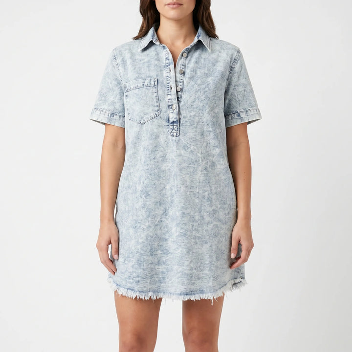 Vestito Corto A Camicia