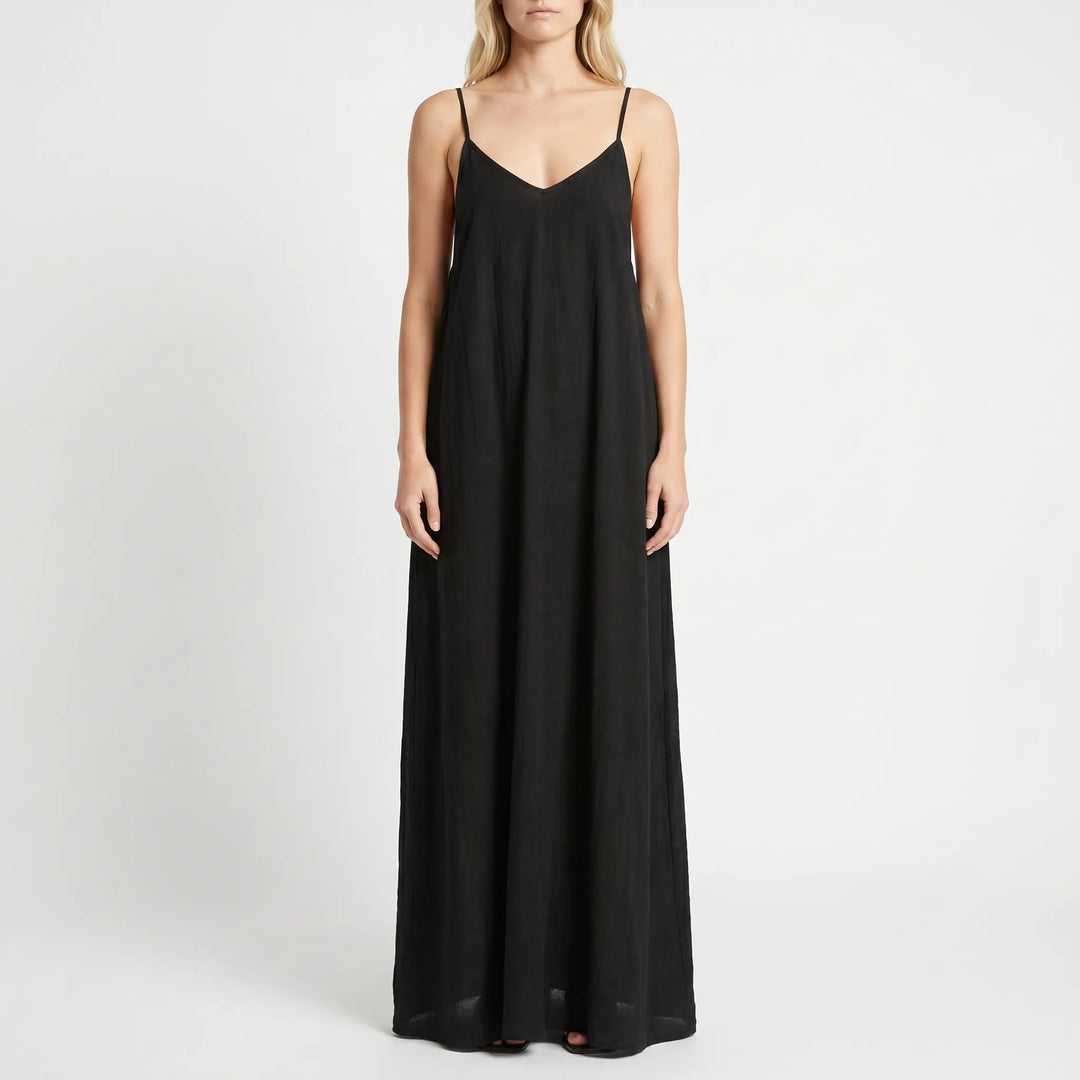 Vestito Lungo Con Schiena Scoperta