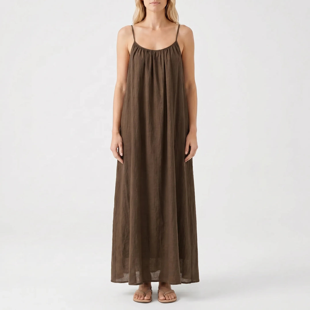 Vestito Lungo Con Schiena Scoperta