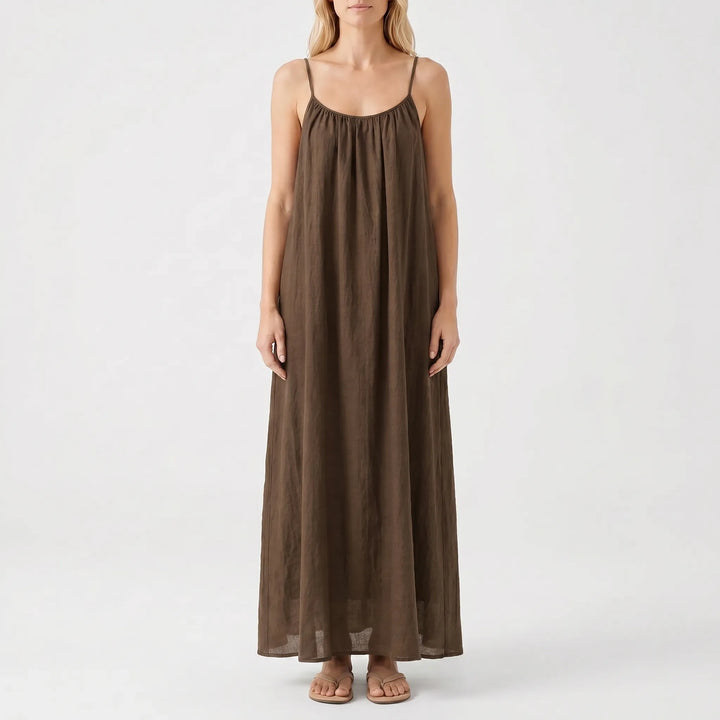 Vestito Lungo Con Schiena Scoperta