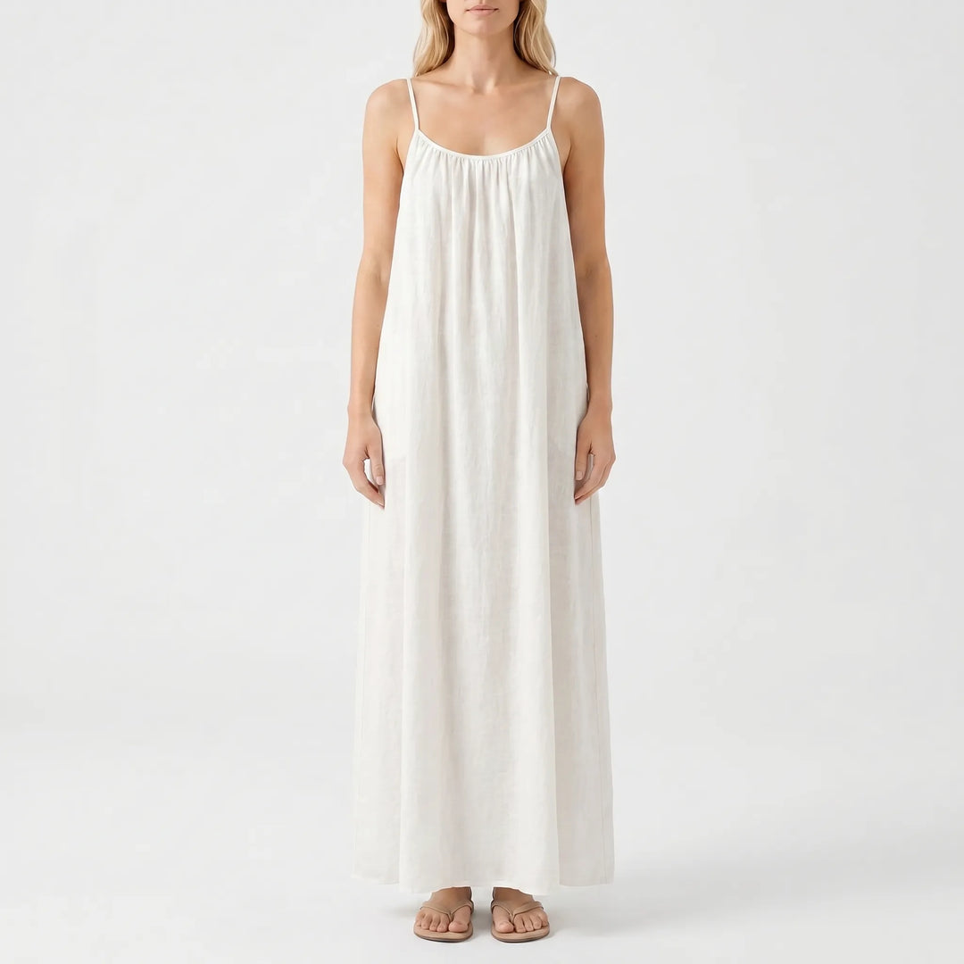 Vestito Lungo Con Schiena Scoperta