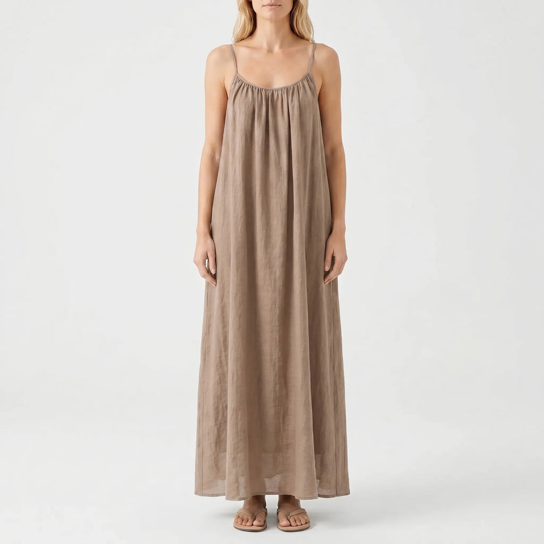 Vestito Lungo Con Schiena Scoperta