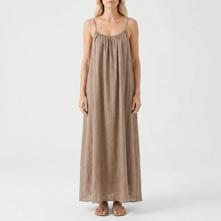 Vestito Lungo Con Schiena Scoperta