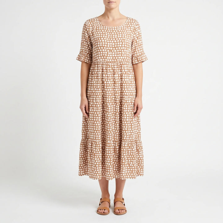 Vestito Midi A Pois