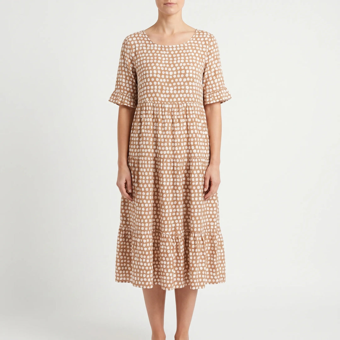 Vestito Midi A Pois