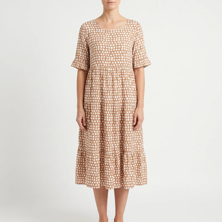 Vestito Midi A Pois