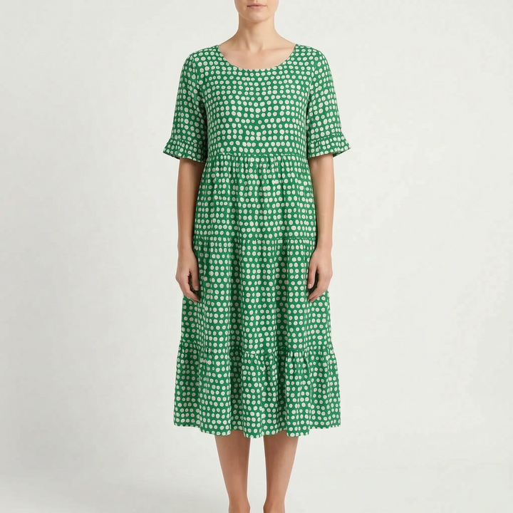 Vestito Midi A Pois