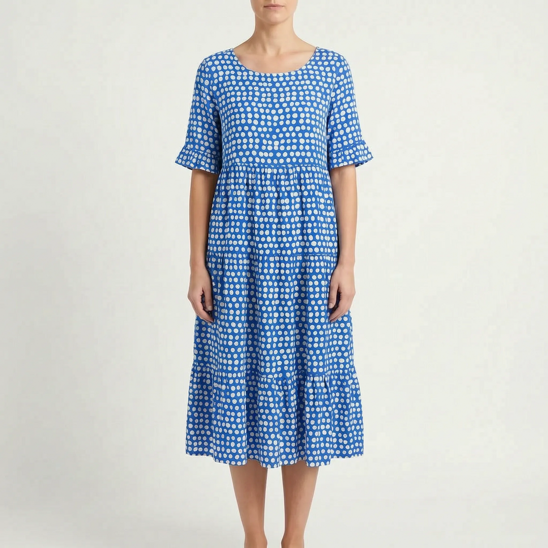 Vestito Midi A Pois