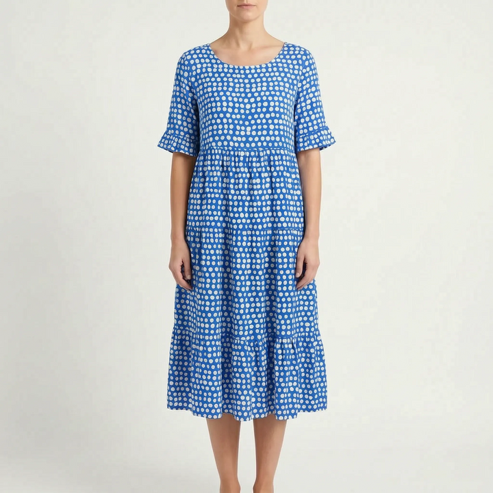 Vestito Midi A Pois